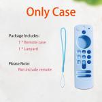 USTIYA Case for Fire TV Stick 4K Max 2021 / Fire TV Stick 3rd Gen Control Remoto Case Silicone Remote Protection Cover (Blue)