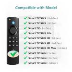 Replacement Remote for All FireSeries,Remote for TV Stick (HD, 4K, 4K Max, Lite),TV Cube,Remote for Hisense, TCL, Insignia, 3rd Gen Fire Smart TVs with Voice