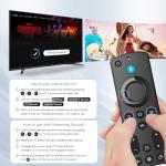 Replacement Remote Control Compatible with Fire Smart TV Stick & Firestick Remote (2nd/3rd Gen/4K/Lite/4K Max) with Voice, for Cube Omni Fire Series Insignia,Smart TV 3rd Gen