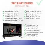 Replacement Voice Remote for FireSeries TV Stick 4K MAX/4K (1st/2nd Gen), TV Stick (2nd Gen/3rd Gen)/Lite/HD, TV Cube (1st/2nd/3rd Gen), Fire-Smart-TV (3rd Gen), for Some Hisense/Toshiba/Omin TV