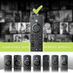 Voice Remote Replacement fit for Fire Smart TV Stick(4K,4K Max,Lite),TVs Cube (1st/ 2nd/3rd Gen),Smart TV (3rd Gen),and for Toshiba,Pioneer,Omni,QLED Smart TVs