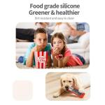 6.2 Inch Silicone Cover for Amazon Universal Toshiba FireTVs Remote Case Compatible with 6 Shortcut Buttons Remote/Fire TV Stick 4K Max 2nd Anti-Slip Case Sleeve(Red)