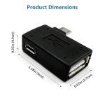 OTG Cable Adapter for Fire Stick 4K Max (3-Pack) – Expand Memory & Connect USB Devices to Fire TV Stick, Android Tablets & More