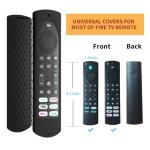 6.2 Inch Silicone Cover for Amazon Universal Toshiba FireTVs Remote Case Compatible with 6 Shortcut Buttons Remote/Fire TV Stick 4K Max 2nd Anti-Slip Case Sleeve(Red)