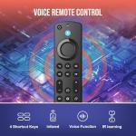 Replacement Voice Remote for FireSeries TV Stick 4K MAX/4K (1st/2nd Gen), TV Stick (2nd Gen/3rd Gen)/Lite/HD, TV Cube (1st/2nd/3rd Gen), Fire-Smart-TV (3rd Gen), for Some Hisense/Toshiba/Omin TV