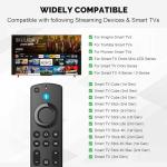 Replacement Voice Remote Control fit for Fire Smart TVs (Stick/4K/4K Max), TV Cube, TV Stick HD/Lite, Smart TV 3rd Gen, and fit for All Insignia,Toshiba,Pioneer,Omni QLED FireSeries