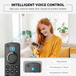 Replacement Voice Remote Control fit for Fire Smart TVs (Stick/4K/4K Max), TV Cube, TV Stick HD/Lite, Smart TV 3rd Gen, and fit for All Insignia,Toshiba,Pioneer,Omni QLED FireSeries
