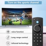 Remote Control Replacement Compatible with Fire Series Smart TV 4K, Cube (1st Gen/2nd Gen/3rd Gen), Replacement FireStick Remote (4K Max/2nd Gen/3rd Gen/Lite) with Voice Control