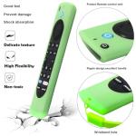 Pinowu Silicone Remote Case (2pcs, Nightglow) Compatible for Firestick 4K Max/Insignia/Pioneer/Fire TV 4-Series/Omni Alexa Voice Remote Enhanced w/Lanyard (Green and Blue)