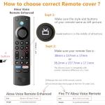 Pinowu Silicone Remote Case (2pcs, Nightglow) Compatible for Firestick 4K Max/Insignia/Pioneer/Fire TV 4-Series/Omni Alexa Voice Remote Enhanced w/Lanyard (Green and Blue)