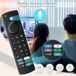 Apexnark Replacement Voice Remote Control for Fire TV Stick (2nd/3rd/4K/Lite) & Fire TV Cube – Also Compatible with Amazon Omni, 2-Series, and 4-Series Televisions and with Select Toshiba Smart TVs