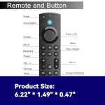 Replacement All Fire Smart TV Remote(Insignia, Toshiba, Onmi, Pioneer), Compatible for Fire Stick/Cube Remote(4K, 1st, 2nd, 3rd Gen, Life) with Voice