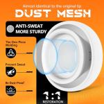 4 Pairs Replacement Ear Tips for AirPods Pro 2nd/1st Generation with Portable Storage Box & Cleaner Pen,Noise Reduction Holewith & Built-in dust Guard Screen,Silicone Ear Tips for AirPods Pro (White)