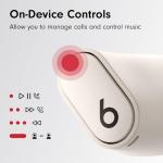 Beats Studio Buds + | True Wireless Noise Cancelling Earbuds, Enhanced Apple & Android Compatibility, Built-in Microphone, Sweat Resistant Bluetooth Headphones, Spatial Audio - Ivory