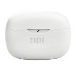 JBL Vibe Beam - True Wireless JBL Deep Bass Sound Earbuds, Bluetooth 5.2, Water & Dust Resistant, Hands-free call with VoiceAware, Up to 32 hours of battery life (White)
