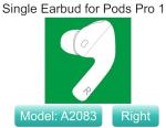 Original A2083 Right Earbud Replacement for AirPod Pro 1st Gen, Compatible with OEM AirPod Pro Charging Case A2190, A2084, Single Right Ear Side Only