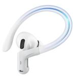 Gcioii Memory Titanium Alloy Ear Hooks for AirPods Pro 3, AirPods Pro 2, AirPods Pro & AirPods 3, Anti-Slip Sport Accessories [Added Anti-Lost Lanyard] Comfortable Secure Fit, White