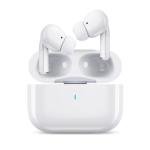 Wireless Earbuds for iPhone, 5.3 Bluetooth Headphones for Apple Earbuds Wireless, ENC Noise Cancelling 40Hrs Playback in Ear Air Buds Pods HiFi Bass for iPhone 17 16 15/iPad/PC/Laptop/Switch/White