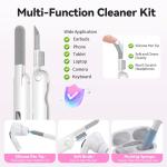 for AirPods Pro 2 Case with Secure Lock & Phone Stand, Compatible with MagSafe, Pink Cover for Apple AirPods Pro 2nd/1st Generation, Shock Protective Airpod Cases with Cleaner, Keychain, Auto-Open