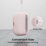 ORNARTO Compatible with AirPods Pro 2 Case 2022, Full Protective Hybrid Silicone for AirPods Pro 2nd Generation Case, Front LED Visible Skin Cover-Pink