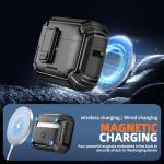 Inesore Compatible with AirPods Pro 2nd/1st Generation Case Cover with Phone Stand & Cleaning Kit,Compatible with Magsafe,Magnetic Automatic Lock for iPod Pro Charging Case(USB-C/Lightning Cable)