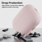 ORNARTO Compatible with AirPods Pro 2 Case 2022, Full Protective Hybrid Silicone for AirPods Pro 2nd Generation Case, Front LED Visible Skin Cover-Pink