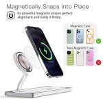 3-in-1 Charging Station for Apple Devices: Used for iPhone and Watch Charging Station with Magsafe Charger Stand, Wireless Charger for iPhone 17 Air 16 15 14 13 Series, Apple Watch Ultra, AirPods Pro
