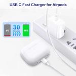 10FT AirPods Pro 3 Charger Fast Charging,USB C Wall Block Plug&10Foot USB C to C Woven Cable for AirPods Pro 3/2,AirPod 4,Air-Pods Max 2 (2024),TV Remote 3/4th,TV 4K/Siri Remote 3,iPhone 17/16 ProMax