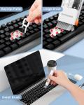 20-in-1 for AirPod Cleaner Kit Pro 4 3 2 1 - Multifunction Cleaning Tool for Headphones Earbuds Phone Laptop Keyboard Screen - Metal Tip, Soft Brush, Flocking Sponge, 15ml Spray, Cloth, Putty