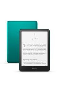 Amazon Kindle Paperwhite Signature Edition 32GB (newest model) – 20% faster with auto-adjusting front light, wireless charging, and weeks of battery life – Metallic Jade