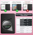 MoKo Case for All-New 7" Kindle Paperwhite 2024 12th Gen&Kindle Colorsoft Signature Edition 2024,Ultra Clear Soft Flexible Glitter TPU Back Cover Light Shell with Auto Wake/Sleep, Glitter Pink