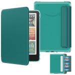 MoKo Detachable Magnetic Case for All-New 7" Kindle Paperwhite 12th Generation 2024 & Kindle Colorsoft 2024/2025,Ultra Clear Back Scratch-Proof Light & Shell Cover with Auto Wake/Sleep, Jade Green