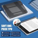 CoBak Clear Case for All-New Kindle Paperwhite 12th Gen 2024 (7") & Kindle Colorsoft Signature Edition (7") - Lightweight, Scratch-Proof Silicone Back Cover, Clear