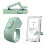 Page Turner Ring for Kindle,Remote Control for iPhone iPad Android Tablets E-Readers,Clicker Page Turner for Kindle Accessories for Camera Video Record&Shutter Selfie (Green)