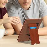 Fintie Stand Case for 6.8" Kindle Paperwhite (11th Generation-2021) and Kindle Paperwhite Signature Edition - Premium PU Leather Sleeve Cover with Card Slot and Hand Strap, Vintage Brown