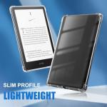 CoBak Clear Case for All-New Kindle Paperwhite 12th Gen 2024 (7") & Kindle Colorsoft Signature Edition (7") - Lightweight, Scratch-Proof Silicone Back Cover, Clear