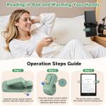 Page Turner Ring for Kindle,Remote Control for iPhone iPad Android Tablets E-Readers,Clicker Page Turner for Kindle Accessories for Camera Video Record&Shutter Selfie (Green)