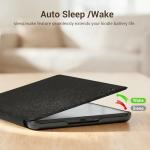 CoBak Case for Kindle Paperwhite 12th Gen 2024 (7") & Colorsoft Signature Edition - All New PU Leather Cover with Auto Sleep Wake Feature for Paperwhite Signature 2024 Released, Black