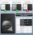 MoKo Case for All-new 7"Kindle Paperwhite 12th Generation 2024&Kindle Colorsoft Signature Edition 2024,Lightweight PU Protective Shell Cover with Auto Wake/Sleep for Kindle Paperwhite 2024,Gray Forest