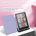 Fintie Case for 7" All-New Kindle Paperwhite (12th Generation, 2024) and Kindle Colorsoft, Ultra Clear Soft Light Transparent TPU Back Cover Auto Wake/Sleep, Fantasy Ombre