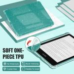 iDLEHANDS Clear Case for 7" All-New Kindle Paperwhite 12th Gen 2024 & Kindle Colorsoft Signature Edition (2024 Release) - Ultra Slim Soft TPU Transparent Cover & Lightweight, Clear Glitter