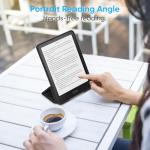 Fintie Trifold Case for 7" Kindle Paperwhite 2024 and Kindle Colorsoft - Ultra Lightweight Foldable Stand Cover Auto Wake/Sleep for Kindle Paperwhite 12th Gen, Black