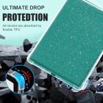 iDLEHANDS Clear Case for 7" All-New Kindle Paperwhite 12th Gen 2024 & Kindle Colorsoft Signature Edition (2024 Release) - Ultra Slim Soft TPU Transparent Cover & Lightweight, Clear Glitter
