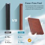 CoBak Lightweight Stand Case for 7" Kindle Paperwhite 12th Gen 2024 and Kindle Colorsoft with Right Hand Strap - Compatible with iPhone MagSafe, for Samsung/Belkin/Anker Wireless Charging Pads