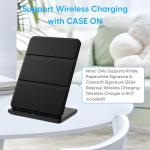 Fintie Trifold Case for 7" Kindle Paperwhite 2024 and Kindle Colorsoft - Ultra Lightweight Foldable Stand Cover Auto Wake/Sleep for Kindle Paperwhite 12th Gen, Black