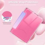 Fintie Case for 7" All-New Kindle Paperwhite (12th Generation, 2024) and Kindle Colorsoft, Ultra Clear Soft Light Transparent TPU Back Cover Auto Wake/Sleep, Fantasy Ombre