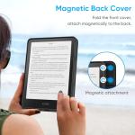 Fintie Trifold Case for 7" Kindle Paperwhite 2024 and Kindle Colorsoft - Ultra Lightweight Foldable Stand Cover Auto Wake/Sleep for Kindle Paperwhite 12th Gen, Black