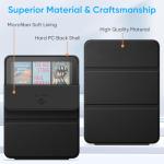 Fintie Trifold Case for 7" Kindle Paperwhite 2024 and Kindle Colorsoft - Ultra Lightweight Foldable Stand Cover Auto Wake/Sleep for Kindle Paperwhite 12th Gen, Black