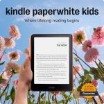 Amazon Kindle Paperwhite Kids 16GB (newest model) – larger 7" glare-free display – Kids read an average of 1+ hour per day with Kindle – Starfish
