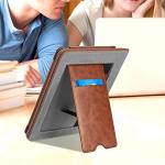 Fintie Stand Case for 6" Kindle Paperwhite (Fits 10th Generation 2018 and All Paperwhite Generations Prior to 2018) - Premium PU Leather Sleeve Cover with Card Slot and Hand Strap, Vintage Brown